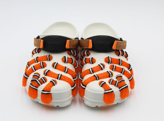 COSMIC CROCS - STRIPE SEASON (WHITE)