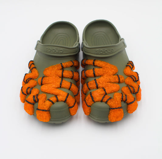 COSMIC CROCS - STRIPE SEASON (ARMY GREEN)