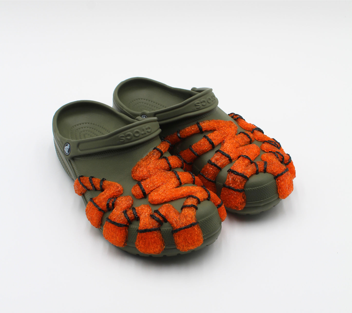 COSMIC CROCS - STRIPE SEASON (ARMY GREEN)