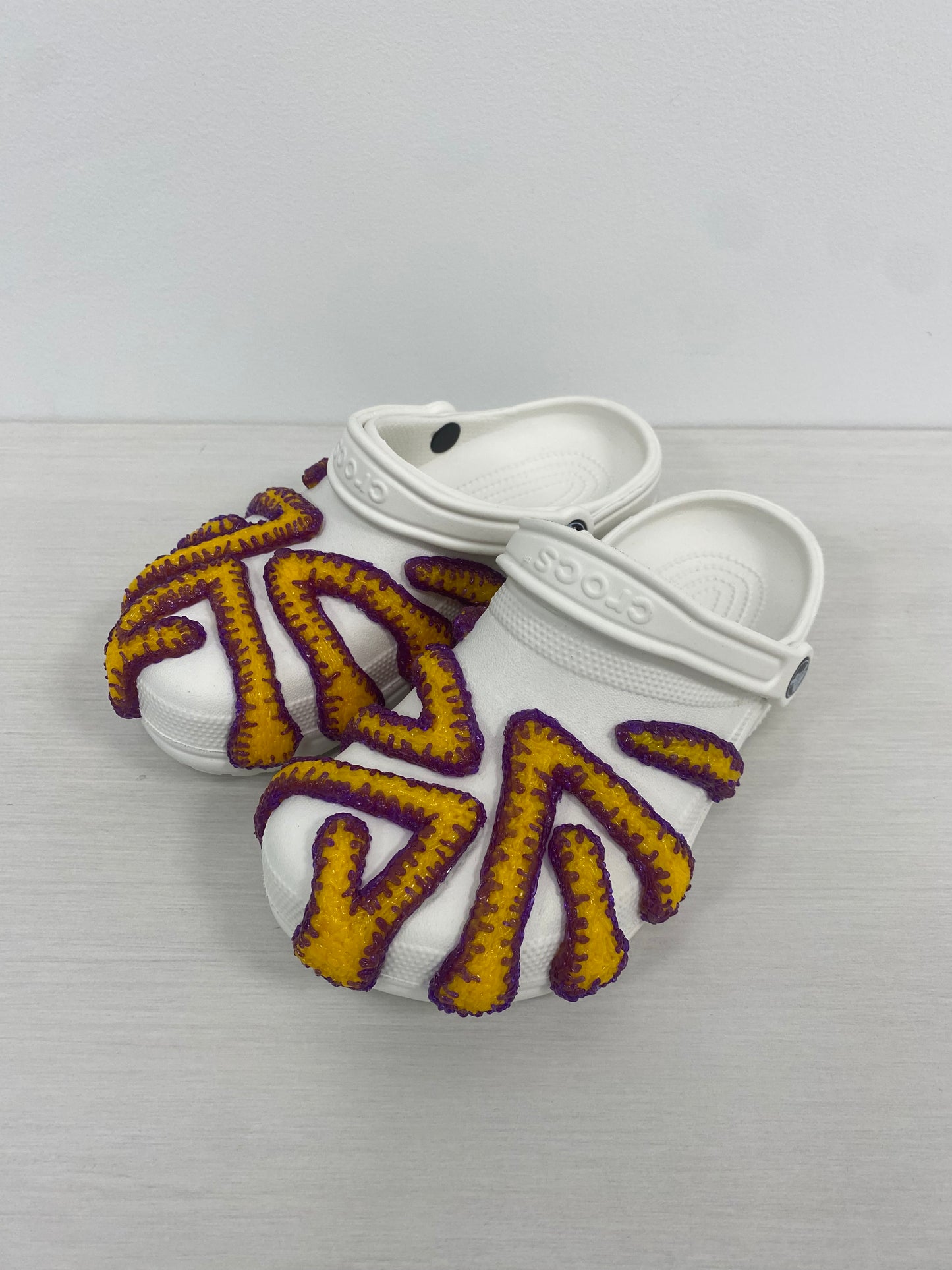 COSMIC CROCS - BORDERLINE COLLECTION (WHITE)
