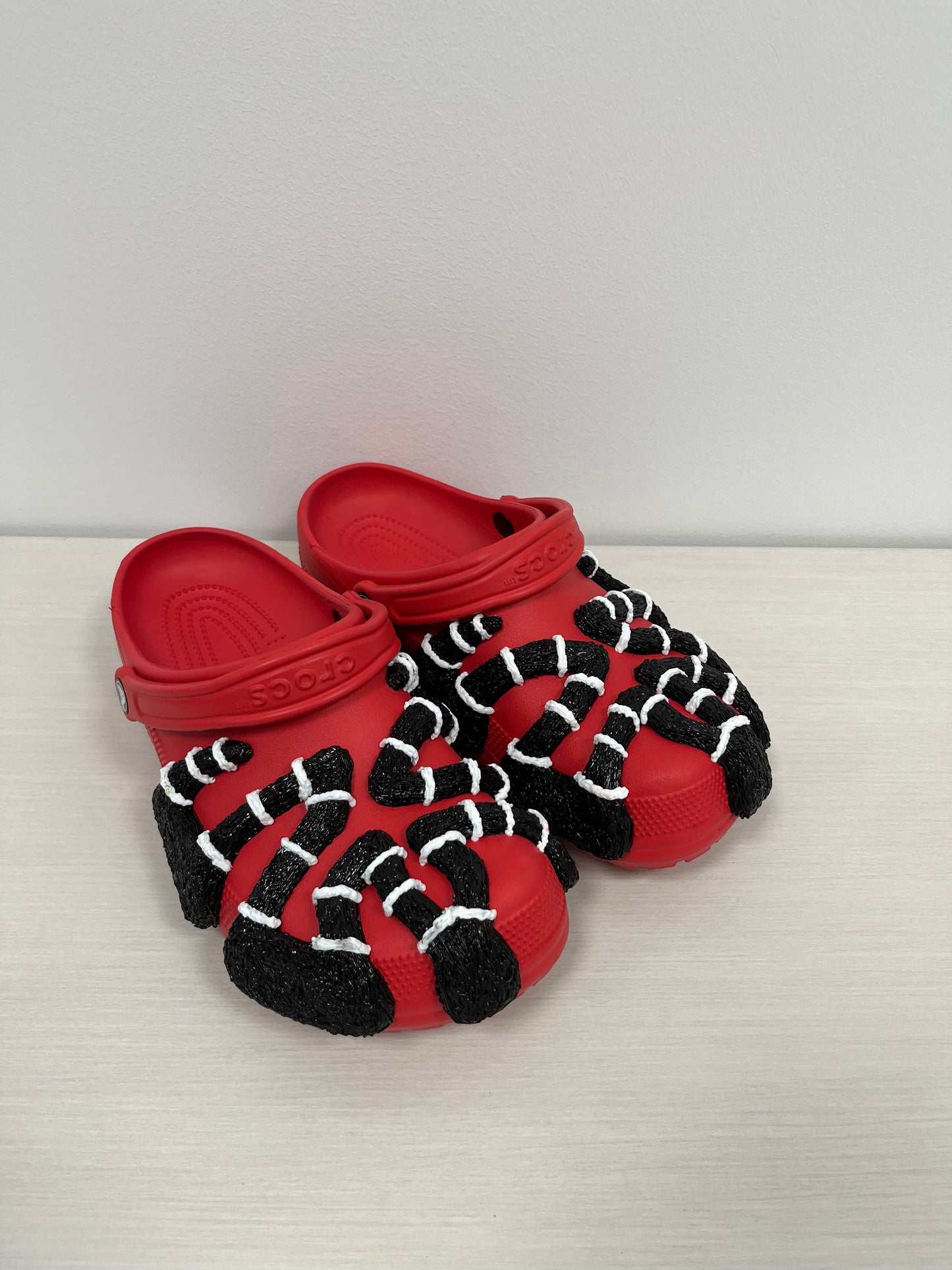COSMIC CROCS - STRIPE SEASON COLLECTION (VARSITY RED)
